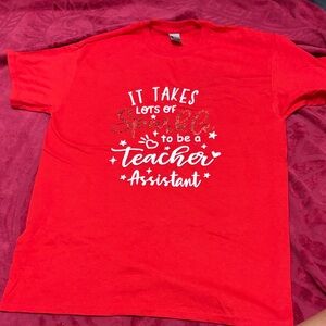 Red Graphic Tee for Women